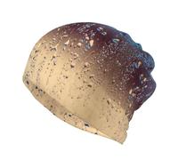 NBHDZENGW Rain Drops On Glass Bonnet multifonction à imprimé réversible avec ouverture pour queue de cheval pour homme et femme, Noir , S