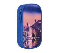 NBHDZENGW The Old Hollywood Trousse à crayons double couche de grande capacité avec impression personnalisée en polyester durable pour l'école, le bureau, les voyages, les fournitures artistiques et