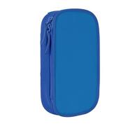 NBHDZENGW Trousse à crayons double couche bleue de Berlin, organiseur en polyester durable imprimé personnalisé pour l'école, le bureau, les voyages, fournitures artistiques, maquillage, bleu, Taille