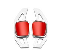 NBHGFF Extensions Palette Changement Volant Voiture Pour Golf 8 Pour MK8 Pour R GTI R Line 2020 2021 2022 2 Pièces Extension De Palette De Changement De Volant De Voiture En Aluminium(Argent)