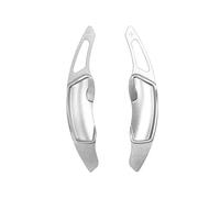 NBHGFF Extensions Palettes Changement Vitesse Pour Outback 2010 2011 2012 2013 2014 2015 2016 2017 2 Pièces Palette De Changement De Vitesse En Aluminium Extension De Levier De Vitesse(Argent)