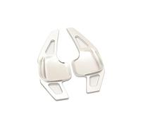 NBHGFF Paddle Shifter Extensions Pour 1 2 3 4 5 6 7 Pour X1 Pour X2 Pour X4 Pour X5 Pour X6 I8 F10 F30 F18 2 Pièces Extension De Levier De Vitesse De Volant De Voiture En Aluminium(Argent)