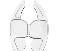 NBHGFF Paddle Shifter Extensions Pour Seat Pour Arona 2018 2019 2020 2021 2022 2023 Pour Ateca 2016-2023 Extension De Palette De Changement De Volant De Voiture(Argent)