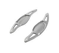 NBHGFF Palette Changement Volant Pour RS3 Pour RS4 Pour RS5 2017-2020 Pour R8 Pour TT Pour RS 2016-2020 2 Pièces Extension Palette Changement Volant Voiture(GRAY)