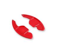 NBHGFF Palette Changement Volant Pour Seat Pour Alhambra Pour Ateca Pour Leon 5F FR Pour Tarraco Pour Ibiza 6P Pour Cupra ST Extension De Palette De Changement De Volant De Voiture(Red)