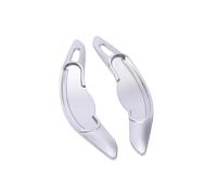 NBHGFF Palettes Changement Vitesse Voiture Pour MINI Pour Cooper S Pour F55 F56 F57 Pour JCW F54 F55 F56 F57 F60 Palettes De Changement De Vitesse Extension De Palette De Volant De Voiture(Argent)