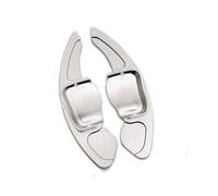 NBHGFF Palettes Changement Vitesse Volant Voiture Pour Golf Pour 1T2 Pour Highline Extension De Palette De Volant De Voiture Paddle Shifter Extensions(Argent)