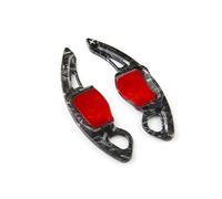 NBHGFF Pour Octavia Pour A7 Pour MK3 5E RS VRS Pour Superbe Pour B8 Pour Scala Pour Karoq Pour Kodiaq Volant Voiture Palette Changement Vitesse Extension Manette(Forged pattern)