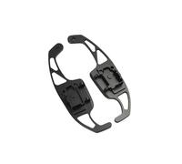 NBHGFF Voiture Volant Changement Vitesse Palette Pour 2009 2010 2011 2012 2013 2014 2015 2 Pièces Extension De Palette De Changement De Volant De Voiture En Aluminium(Black)