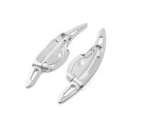 NBHGFF Voiture Volant Changement Vitesse Palette Pour LA FESTA 2019 2020 Extension Levier Vitesse De Volant De Voiture En Aluminium(Argent)