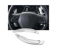 NBHGFF Voiture Volant Changement Vitesse Palette Pour Mitsubishies 2008 2009 2010 2011 2012-2016 Pour Lancer Pour Evo X Palette Changement De Vitesse De Volant De Voiture En Aluminium Eextend(Argent)