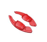 NBHGFF Volant Voiture Vitesse Prolonger Palettes Pour CC Pour Golf 6 Pour Pour Lavida Palette De Changement De Volant De Voiture Étendue(Carbon Red)