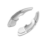 NBHGFF Volant Voiture Vitesse Prolonger Palettes Pour Lexus Pour IS Pour NX 2014-2017 Pour RC 2014-2016 2 Pièces En Aluminium Levier Vitesse Voiture Extension Palette Changement Volant(Argent)