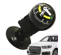 Nbhuiakl Boussole de voiture | Boule de boussole réglable | Boussole de bateau | Ventouse de tableau de bord de bateau | Navigation Randonnée Direction Pointage Guide Ball pour bateau et camion