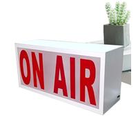 Nbhuiakl Décoration De Bureau Air Studio | Sur La Lumière Aérienne | Panneau Lumineux Air | Panneau LED À Piles | Panneau Lumineux Pour Banderoles Lumières | Décoratives Pour Chambre Bar