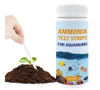 Nbhuiakl Lot de 50 de Test d'ammoniac pour Aquarium - Testeur d'ammoniac sans Danger pour Aquarium, Frais et Aquariums