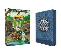 NBLA, Biblia Aventura, Interior a color, Leathersoft, Azul, con Cierre, Comfort Print