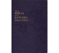 NBLA, Nueva Biblia para el estudio inductivo, Leathersoft, Interior a dos colores, Morado, Comfort Print