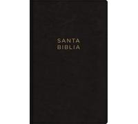 Nbla, Santa Biblia, Ultrafina, Letra Grande, Leathersoft, Negro, Palabras De Jesús En Rojo, Con Cierre (Spanish Edition)