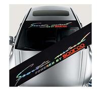 NBONNXML 1 Pcs Voiture Pare-Brise Avant Autocollant, pour Renault Kangoo Anti-éblouissement Autocollant D'ombre Pare-Brise Voiture Autocollant de Fenêtre,B