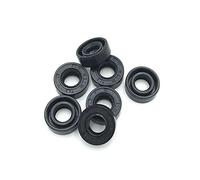 Nbr Bague d'étanchéité en caoutchouc Tc couvert à double lèvre Joint d'huile, 5X15X6mm 2Pcs