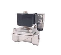 NBR/EPDM/FKM 2 Way SS304 Water Solenoid Valve Normally Close Port 1/2" 110V AC Orifice 15mm SPU-15 Zero Pressure Start Plug Type(EPDM,220V)