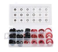 NBR O - Ring Assortment Kit 141pcs | High Density Rubber Seals for Plumbing/Automotive/Industrial | Abrasion & Oxidation Resilient Gasket Set with Storage Box