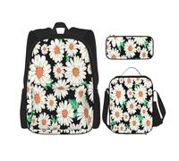 NBRIEU Daisy Daisy Ensemble sac à dos Marguerite Sac à dos Grande capacité Grande capacité Noir Taille unique Noir Taille unique Noir Taille unique Noir Taglia Unica, Noir , Taille unique