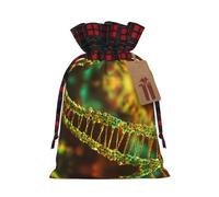 NBRIEU DNA Chaîne Impression Photo Sac Cadeau Réutilisable Noël Mariage Sac Cadeau