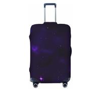NBRIEU Galaxy Starry Space Housse de valise élastique lavable à la mode pour bagages de 45,7 à 81,3 cm, Noir , s
