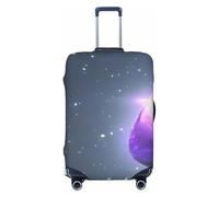 NBRIEU Galaxy Starry Space Housse de valise élastique lavable à la mode pour bagages de 45,7 à 81,3 cm, Noir , s