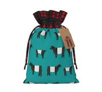 NBRIEU Galloway Sac cadeau réutilisable Motif vache