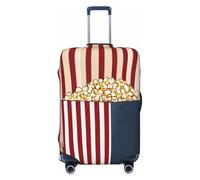 NBRIEU Housse de valise élastique lavable avec imprimé popcorn - Convient pour bagages de 45,7 à 81,7 cm - Noir - Taille M, Noir , m
