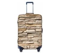 NBRIEU Rustic Rocks Housse de valise élastique moderne lavable pour bagages de 45,7 à 76,6 cm Noir Taille S, Noir , S
