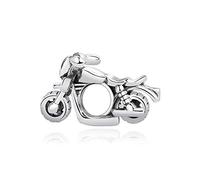 Nbsameng Charm,Argent Sterling 925 avec 5A Zircone,pour Européen Bracelet et collier (Moto)