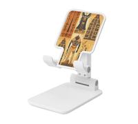 NBSKSDLK Ancient Egypt Tribe Series Support de téléphone portable pour bureau - Support de téléphone portable entièrement réglable - Support pliable universel pour tablette pour iPad