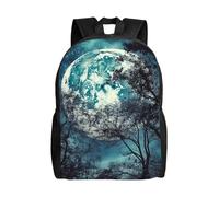 NBSKSDLK Blue Moon Sac à dos pour ordinateur portable de voyage imperméable pour homme et femme Sac à dos décontracté