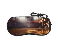 NBSKSDLK Étui à lunettes de soleil ultra léger et résistant aux chocs avec mousqueton et fermeture éclair