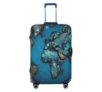 NBSKSDLK Housse de bagage de voyage - Anti-rayures - Lavable - Élastique - Approuvé par la TSA - Convient aux bagages de 45,7 à 81,3 cm, Noir , XL