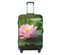 NBSKSDLK Housse de bagage de voyage avec belles fleurs - Anti-rayures - Lavable - Housse de bagage élastique approuvée par la TSA - Convient aux bagages de 45,7 à 81,3 cm, Noir , S