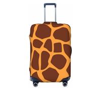 NBSKSDLK Housse de bagage de voyage avec imprimé girafe - Anti-rayures - Lavable - Élastique - Approuvé par la TSA - Convient aux bagages de 45,7 à 81,3 cm, Noir , M