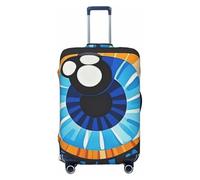 NBSKSDLK Housse de bagage de voyage contre le mauvais œil - Anti-rayures - Lavable - Élastique - Approuvé par la TSA - Convient aux bagages de 45,7 à 81,3 cm, Noir , M