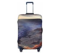 NBSKSDLK Housse de protection pour bagage de voyage Grand Canyon - Anti-rayures - Lavable - Élastique - Approuvé par la TSA - Convient aux bagages de 45,7 à 81,3 cm, Noir , XL