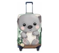 NBSKSDLK Housse de protection pour bagage Koala - Anti-rayures - Lavable - Élastique - Approuvé par la TSA - Convient aux bagages de 45,7 à 81,3 cm, Noir , XL