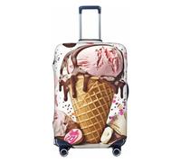 NBSKSDLK Housse de protection pour bagages de voyage - Anti-rayures - Lavable - Élastique - Approuvé par la TSA - Convient aux bagages de 45,7 à 81,3 cm, Noir , S