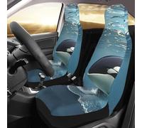 NBSKSDLK Lot de 2 housses de siège avant imperméables - Orque - Pour voitures, camions et SUV - Respirantes - Universelles - Housses d'intérieur de voiture