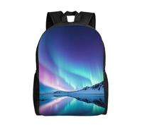 NBSKSDLK Northern Lights Sac à dos pour ordinateur portable de voyage imperméable pour homme et femme Sac à dos décontracté