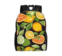 NBSKSDLK Sac à dos pour ordinateur portable motif agrumes pour voyage, sac à dos universitaire, sac à dos décontracté pour homme et femme