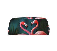 NBSKSDLK Trousse de maquillage à motif de flamant rose pour homme et femme - Petite trousse de maquillage de voyage avec fermeture éclair - Trousse de toilette esthétique, sac de rangement tendance en