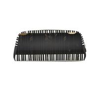 NBSKSDLK Trousse de maquillage à motif guitare piano pour femmes et hommes, petite trousse de maquillage de voyage à fermeture éclair, trousse de toilette esthétique, sac de rangement tendance